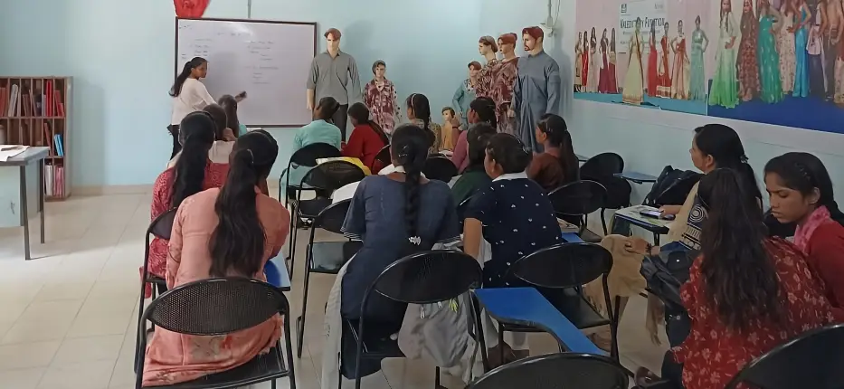 Trainees of Industrial Tailoring Center