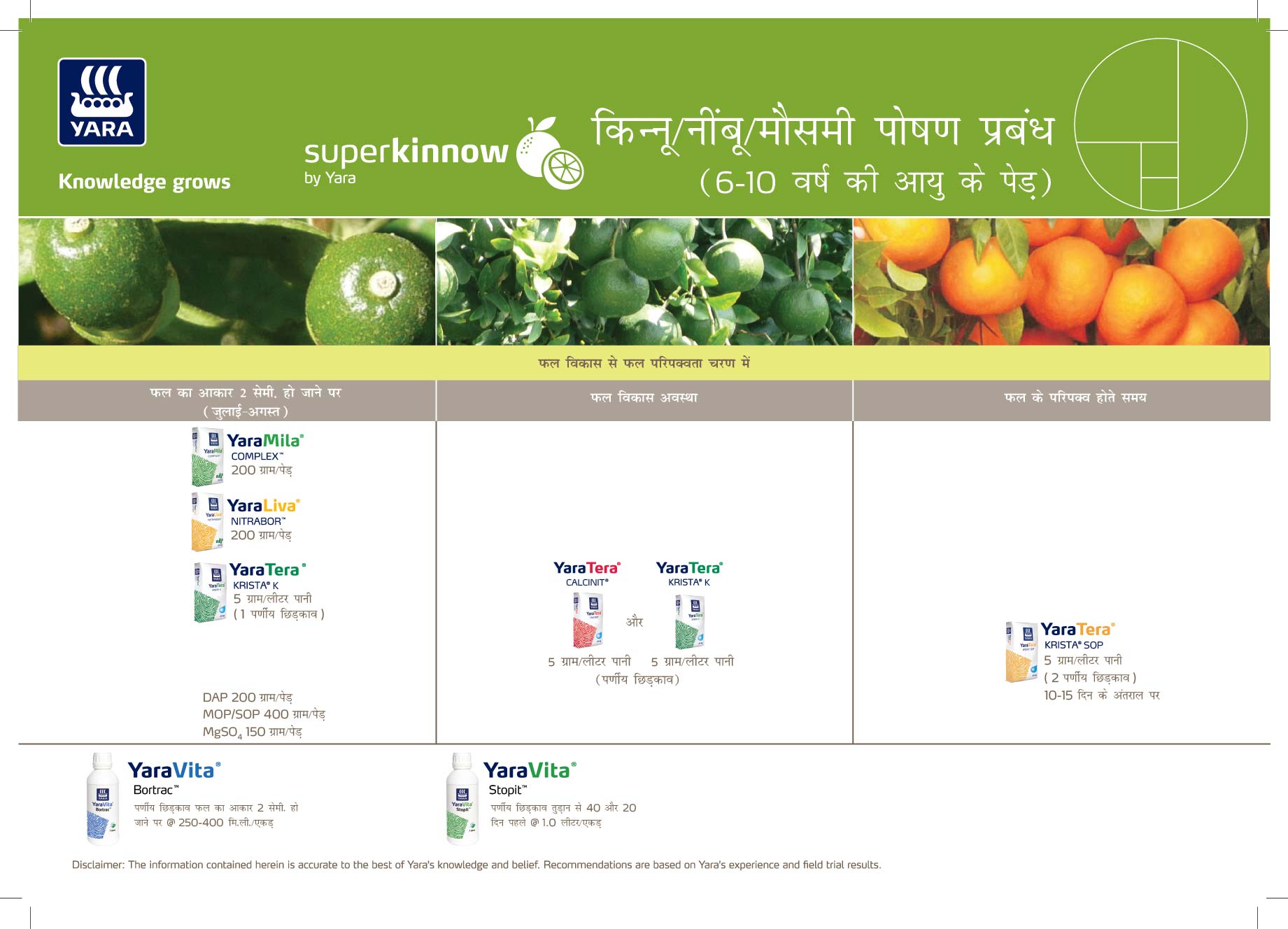 citrus crop plan (6-10 years)