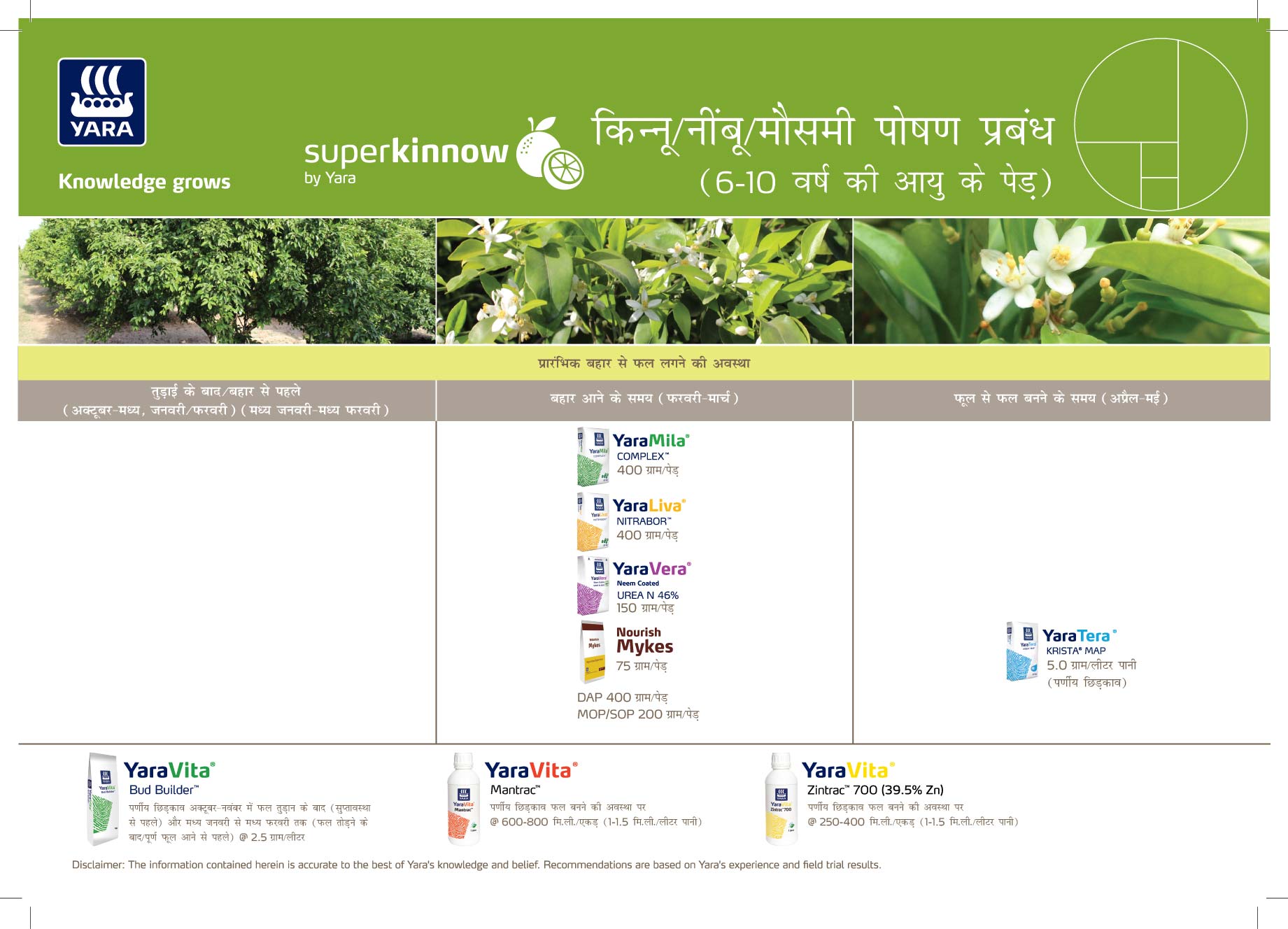 citrus crop plan (6-10 years)